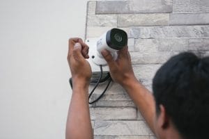 Installing security camera for an office